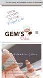 Mobile Screenshot of gemscakes.com